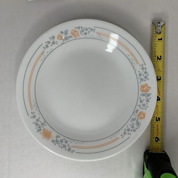 Corelle Other - Vintage Vitrelle Glass Corelle Apricot Grove Flowers Dessert Plate 6.75"